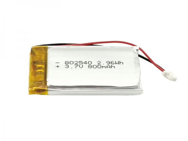 3.7V聚合物鋰電池 | 802540 800mAh 3.7V