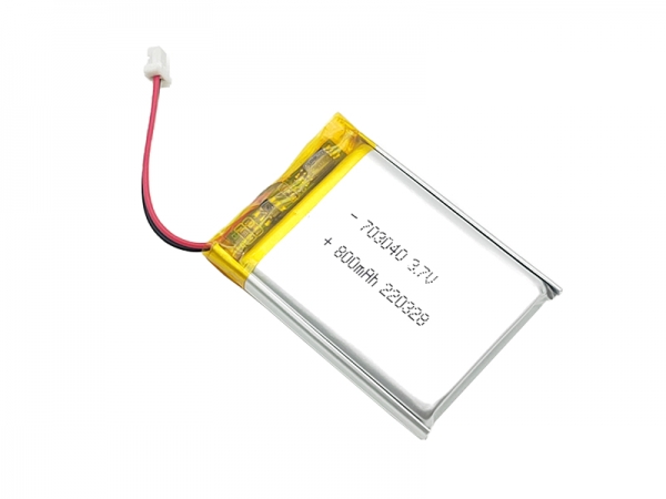 3.7V聚合物鋰電池|703040 800mAh 3.7V-2pin